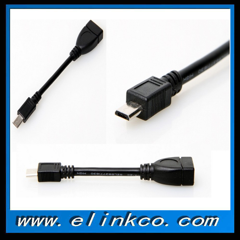 15cm OTG Cable Micro USB to USB Female