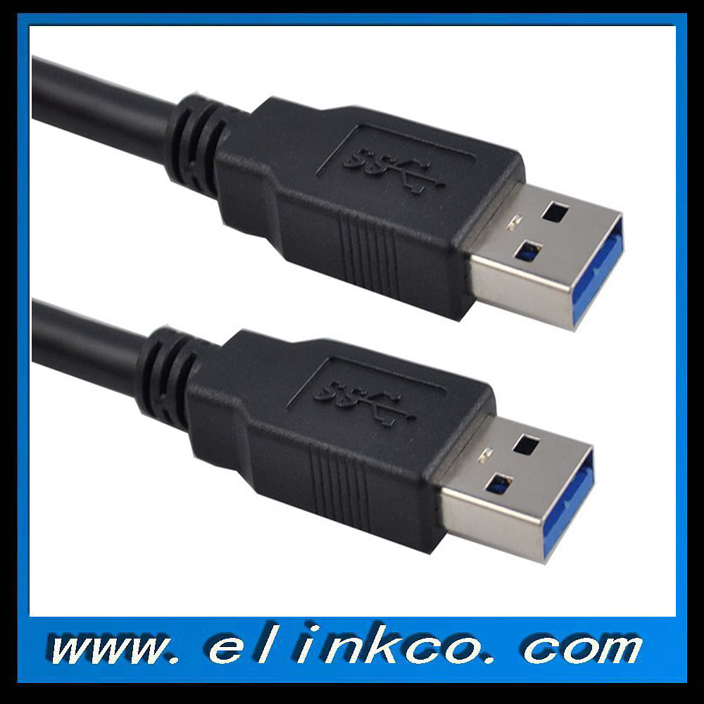 High Speed Black USB 3.0 Cable Male to Male