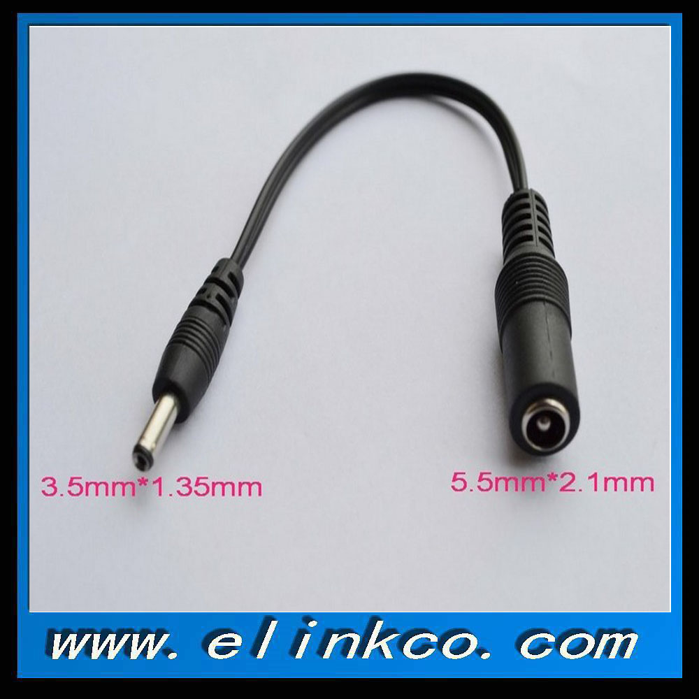DC5.5*2.1MM Female to DC3.5*1.5mm Extension Cable