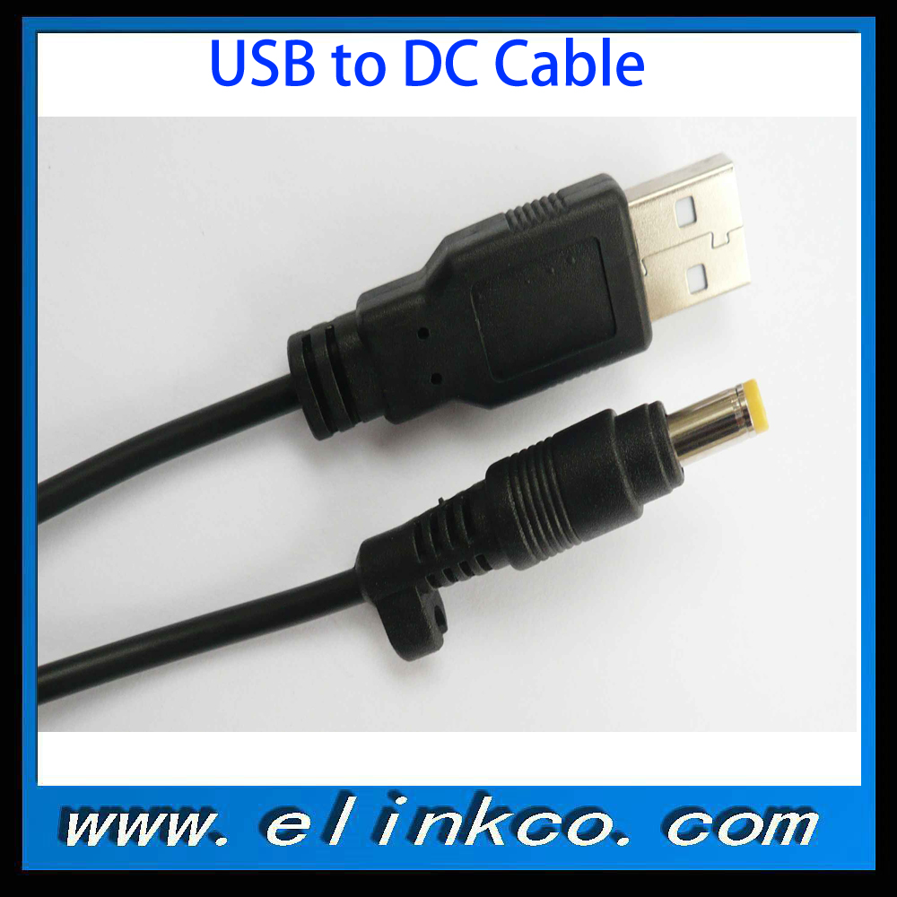 DC4.8*1.7MM Male to USB A Male Cable