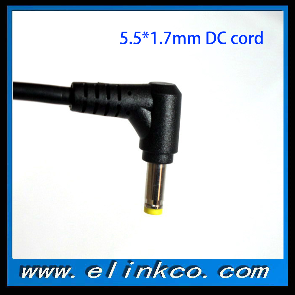 Right Angle DC5.5*1.7MM Male to Open Cable with SR