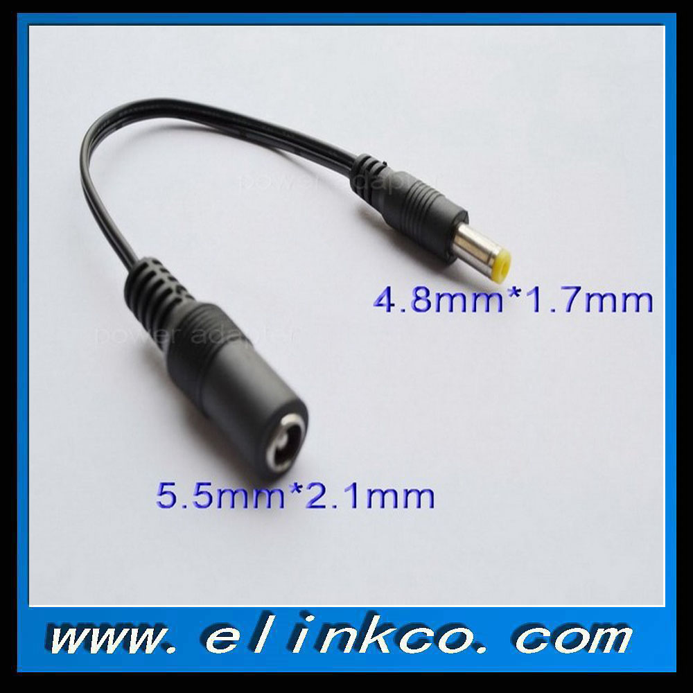 DC5.5*2.1MM Female to DC4.8*1.7mm Extension Cable